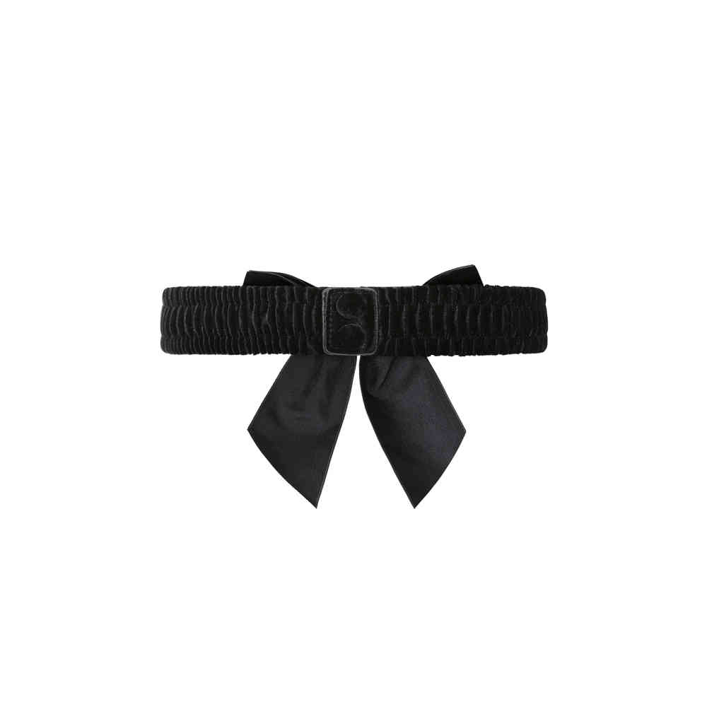 Banned - Millie Bow Waist belt - Black